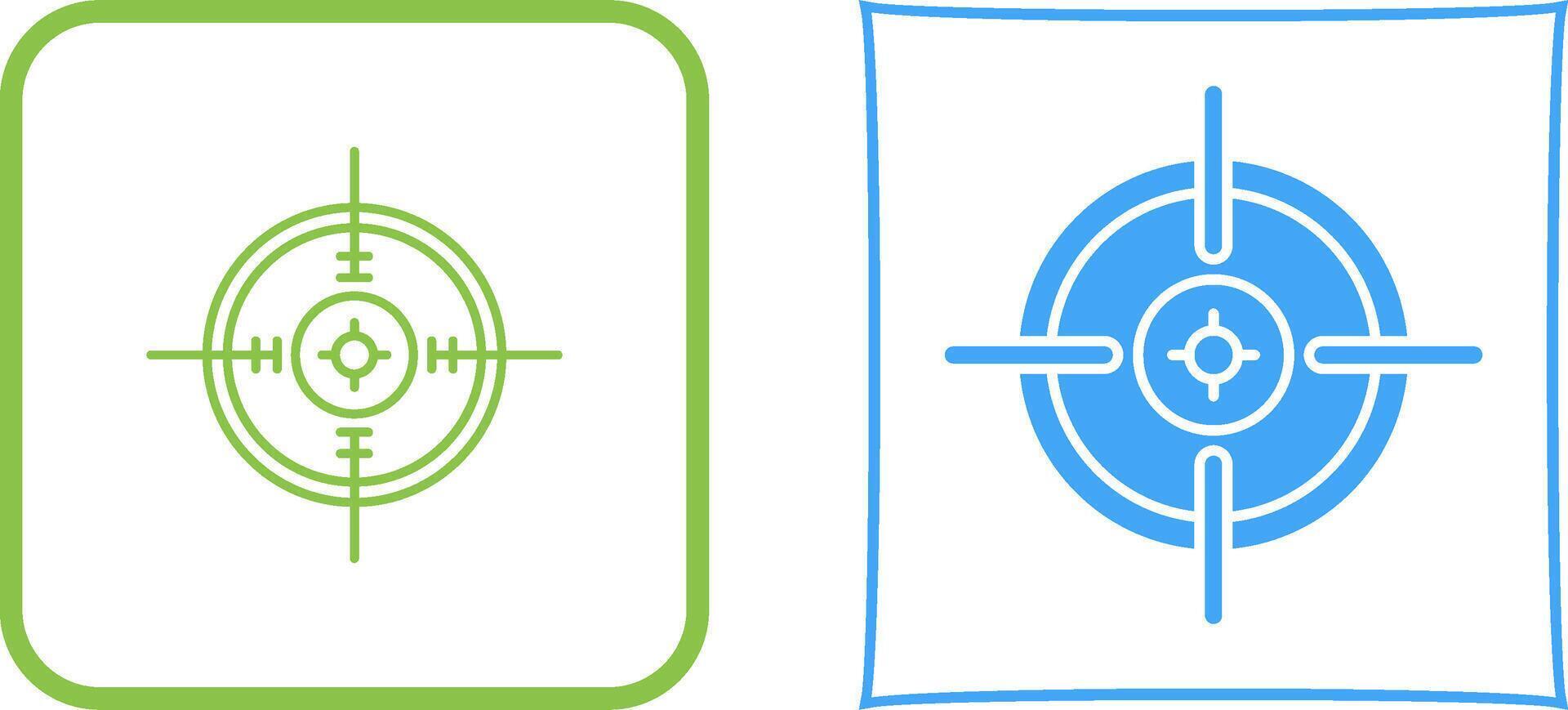 Aim Icon Design vector