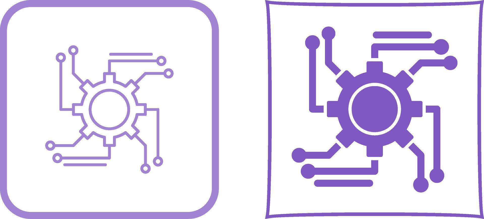 Automation Icon Design vector
