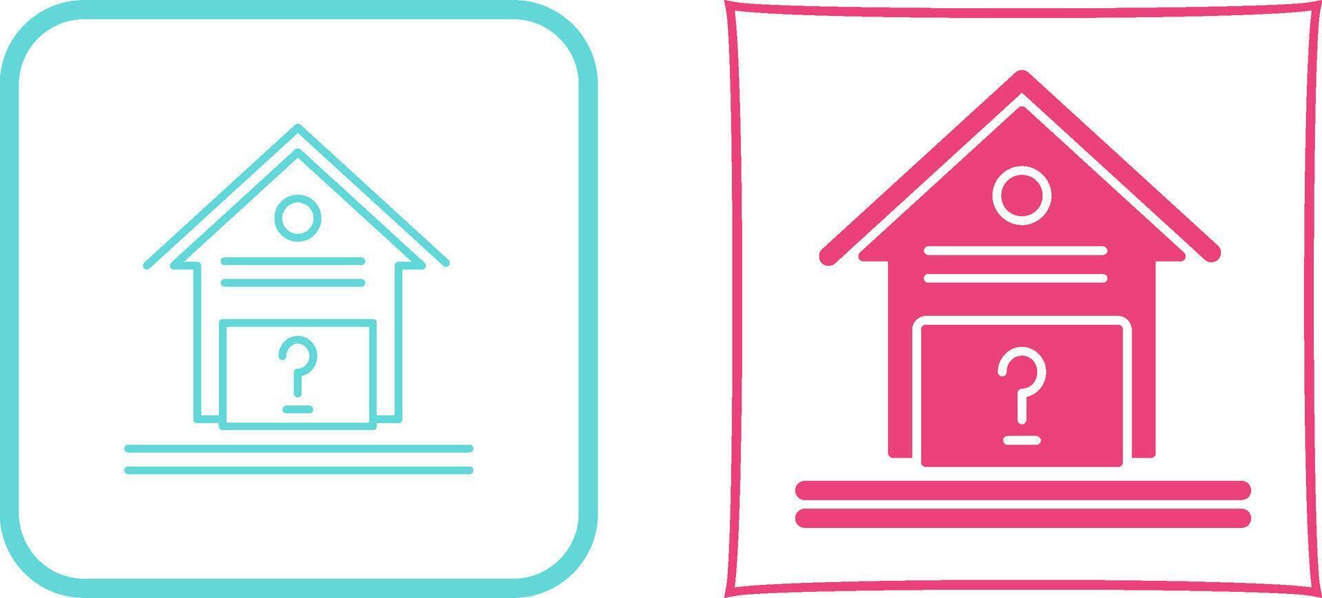 Unknown Icon Design vector