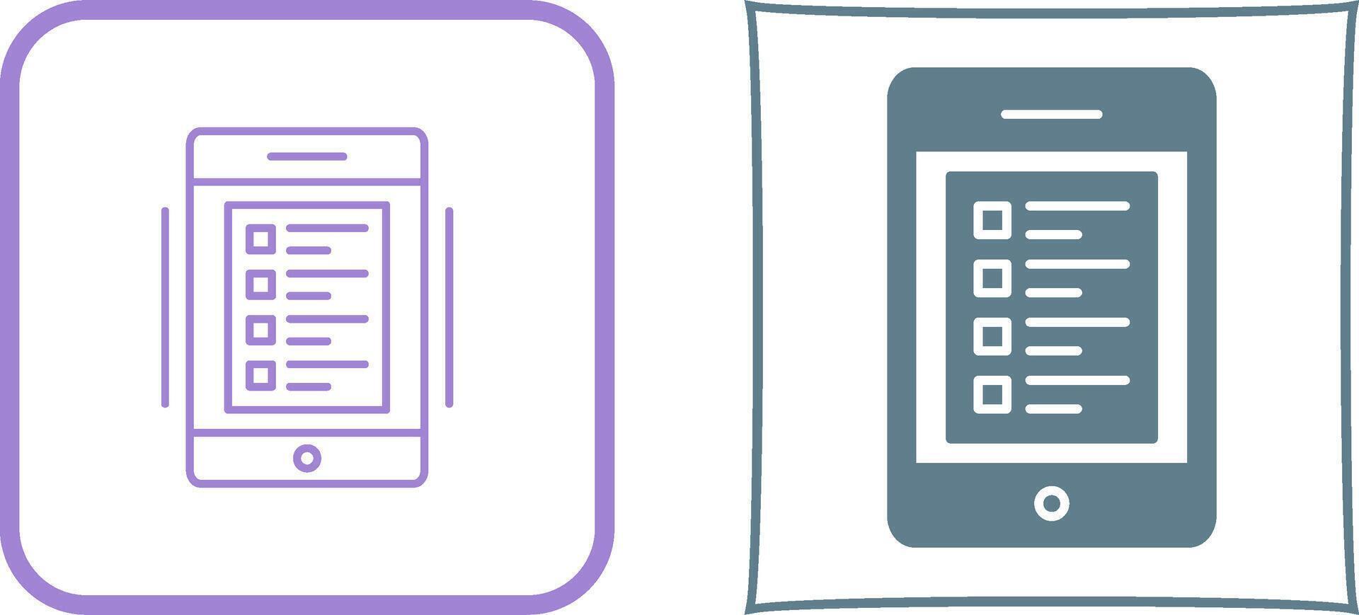 Online Test Icon Design vector