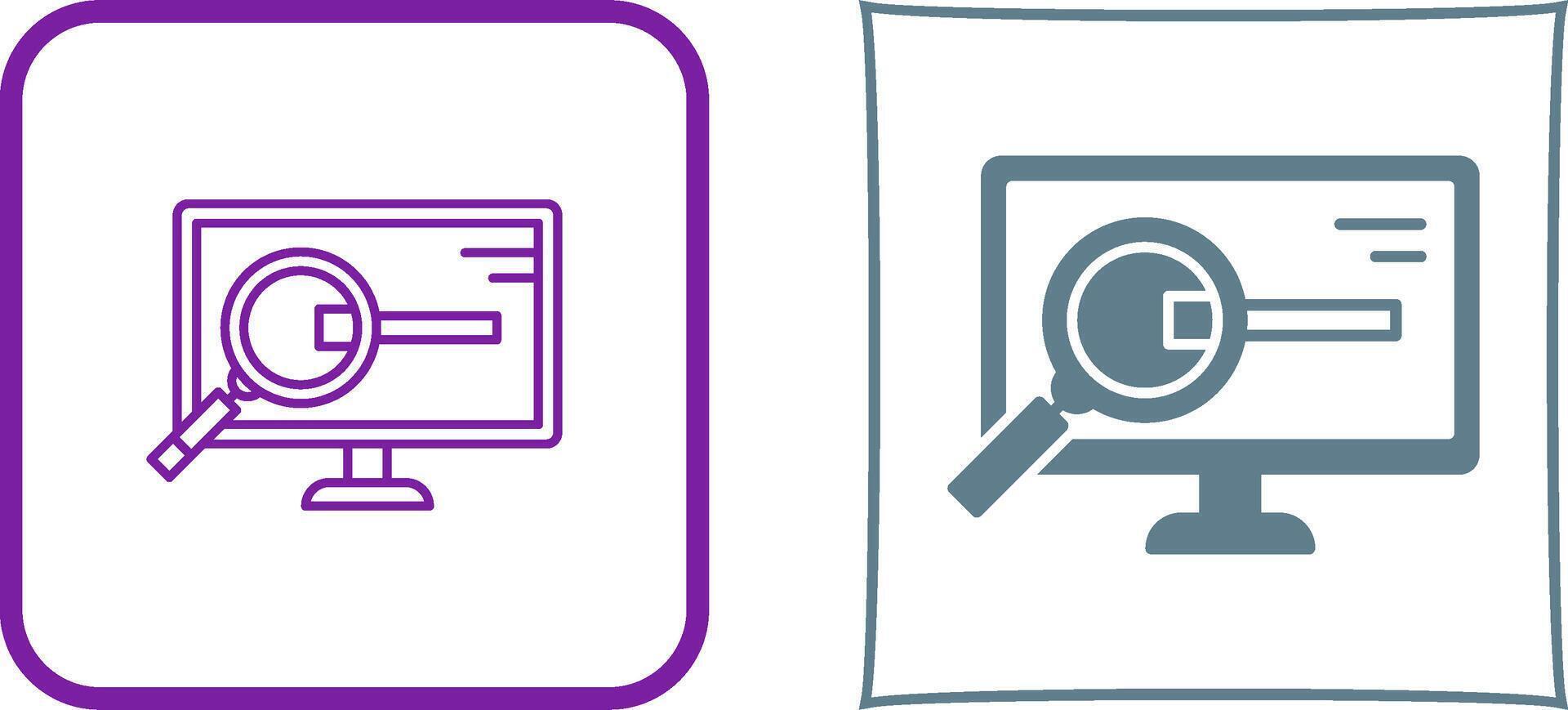 Search Icon Design vector