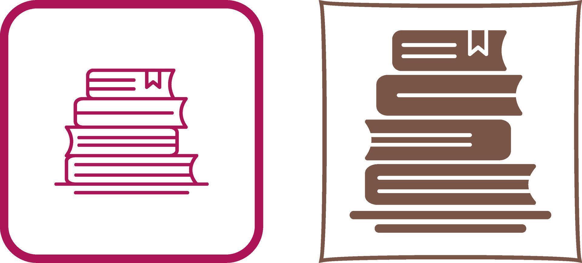 Books Icon Design vector