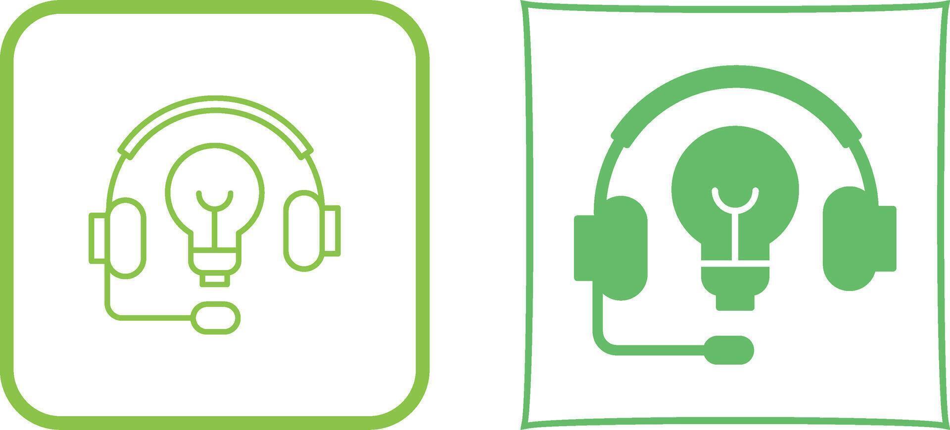 Headphones Icon Design vector