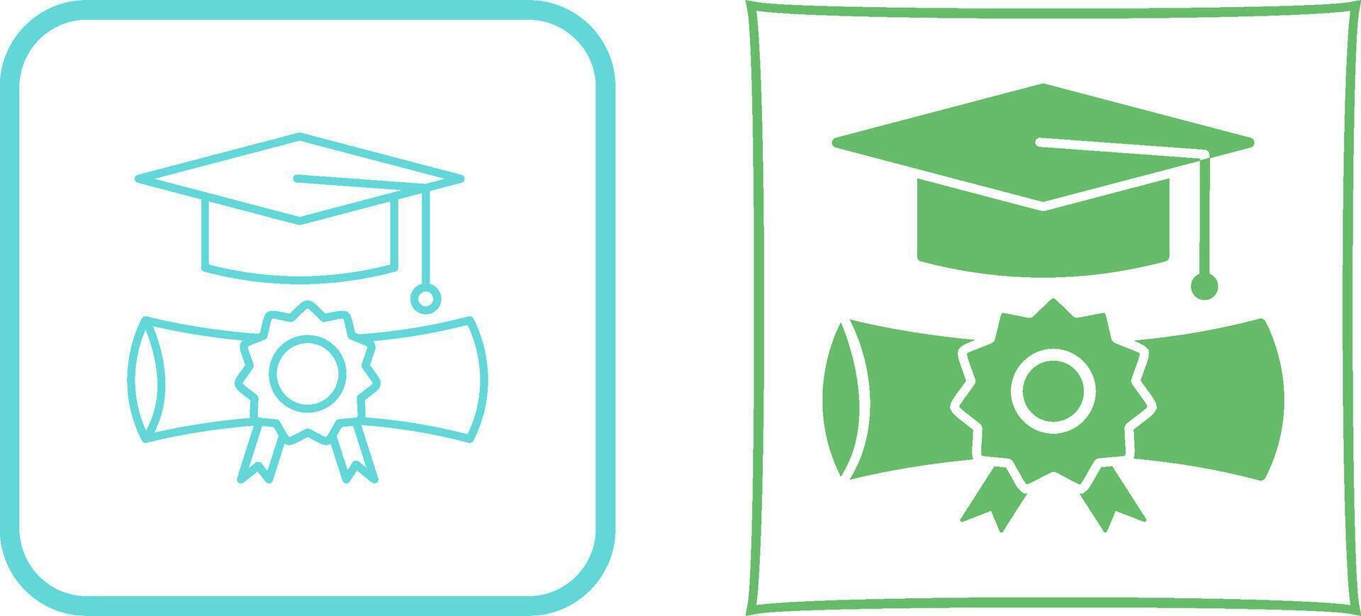 Graduation Icon Design vector