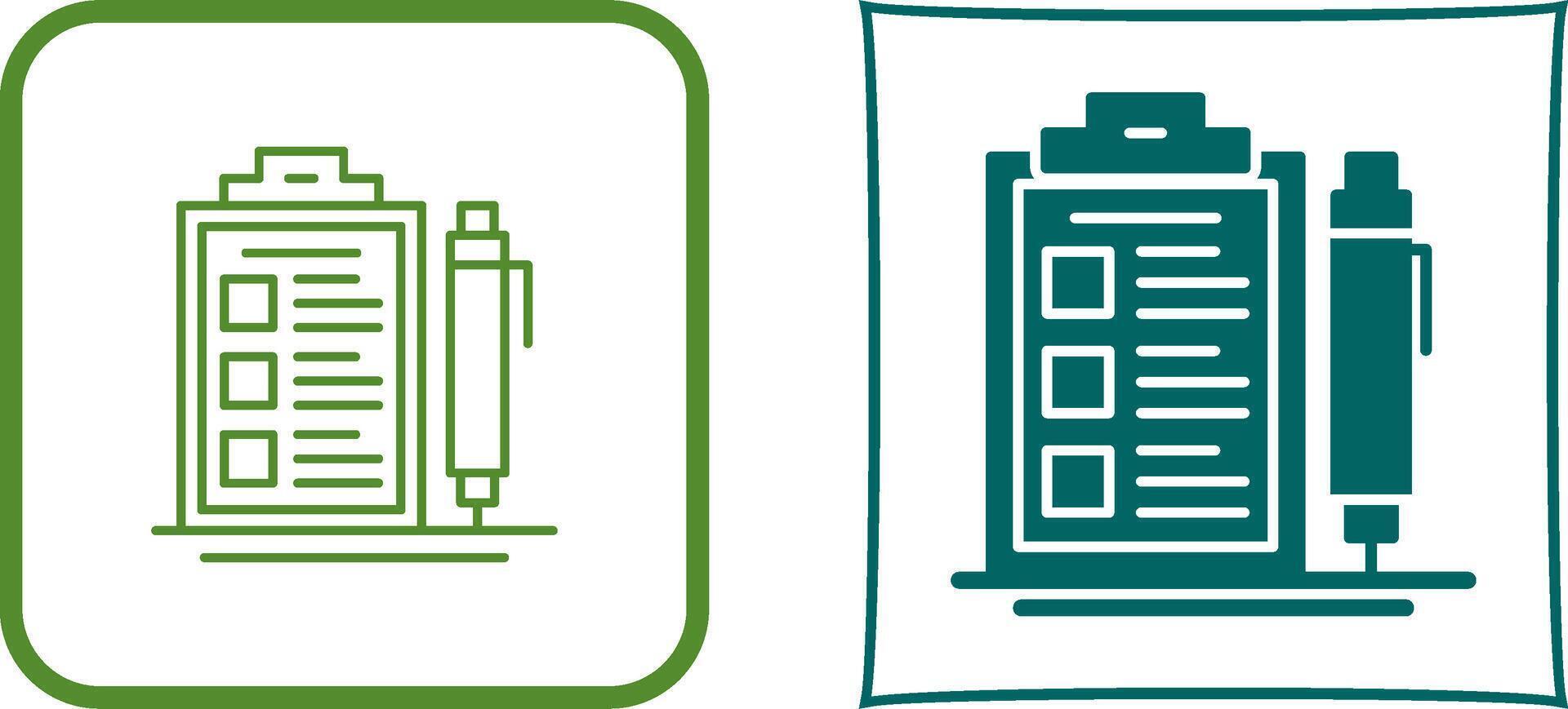 Check List Icon Design vector