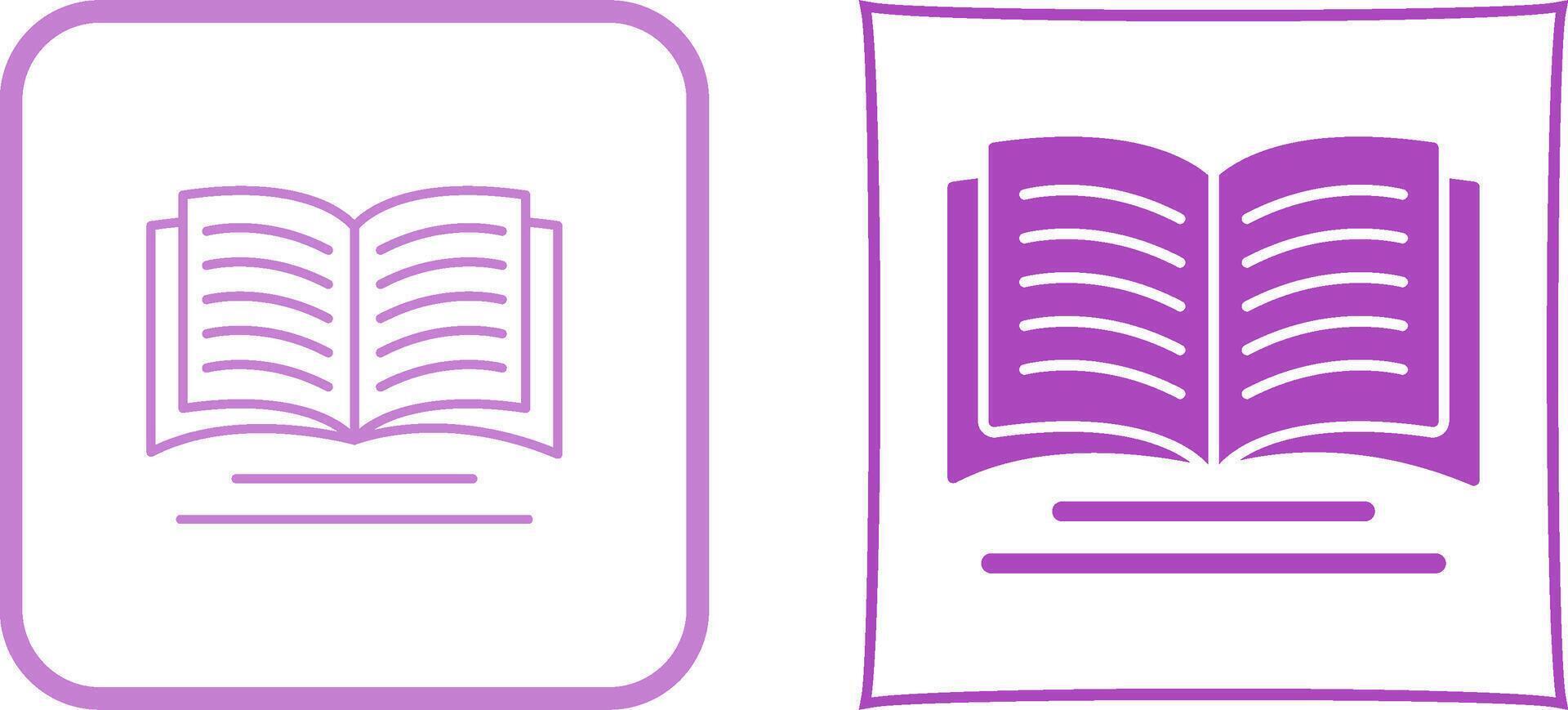 Book Icon Design vector