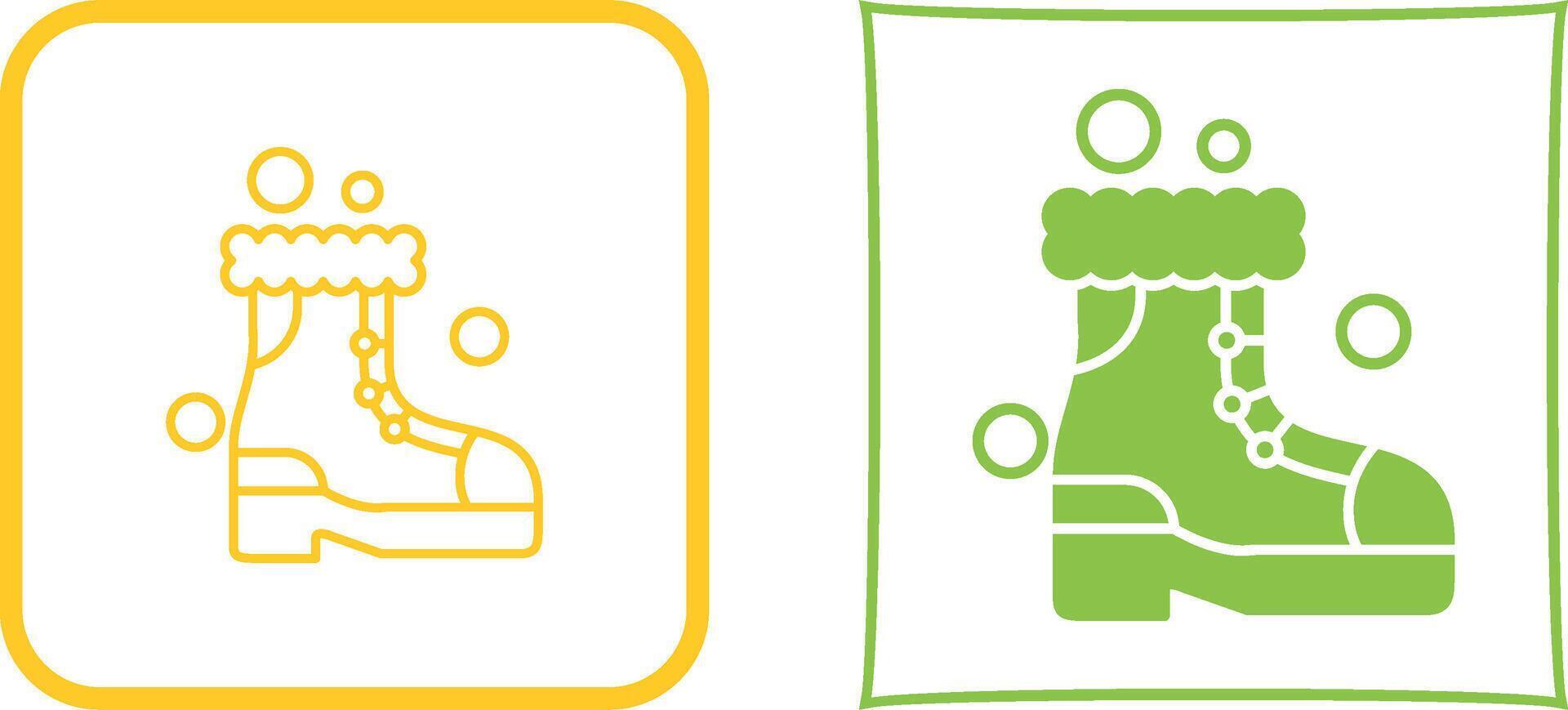Snowshoes Icon Design vector