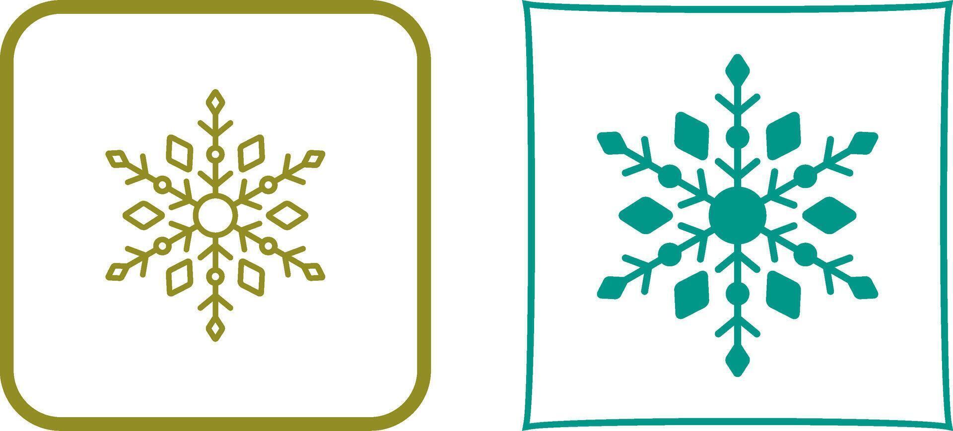Snow Flake Icon Design vector