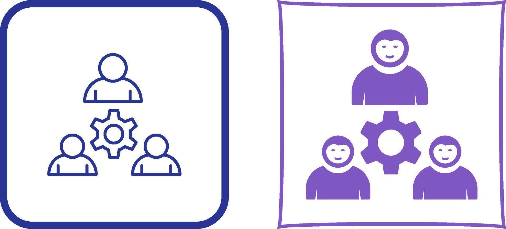 Teamwork Icon Design vector