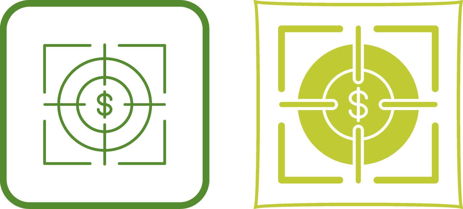 Target Icon Design vector