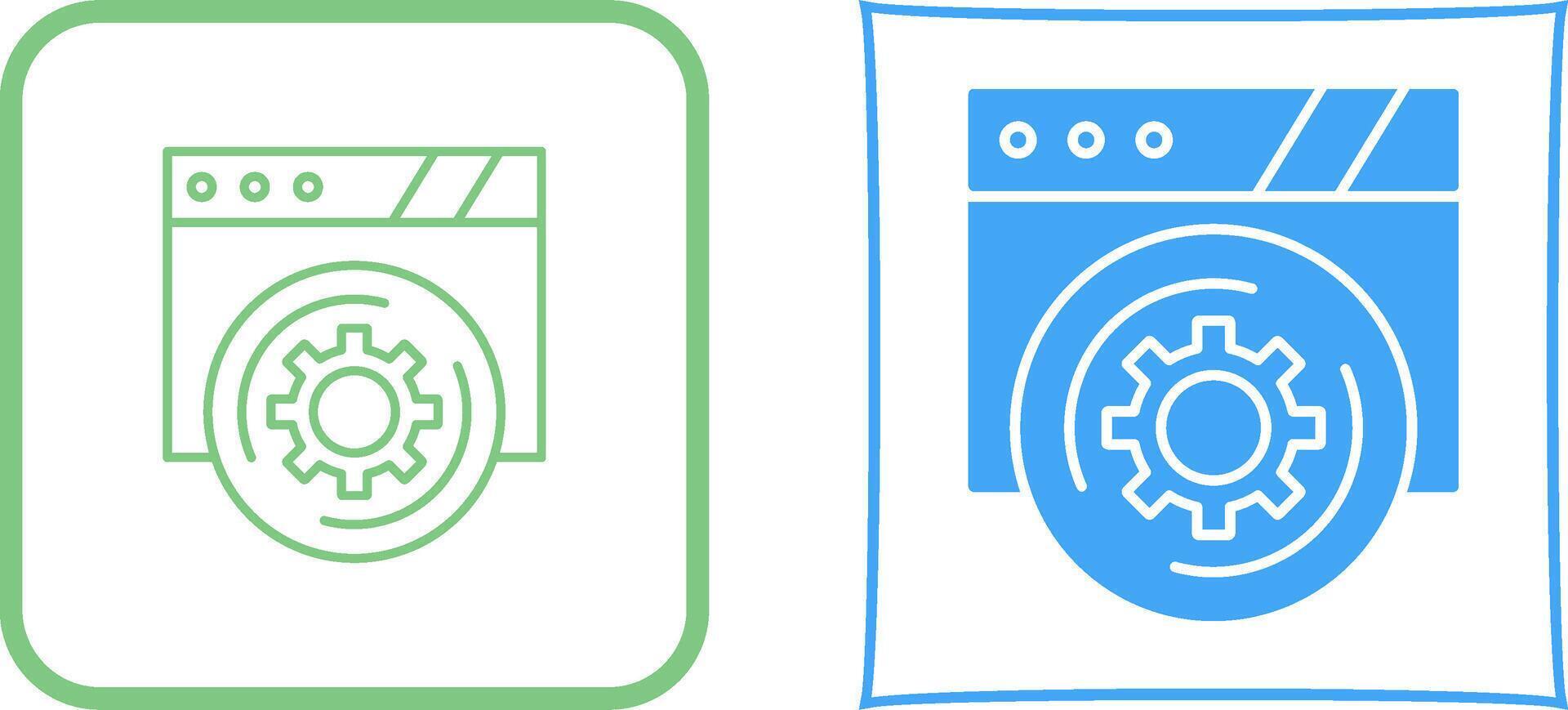 Setting Icon Design vector