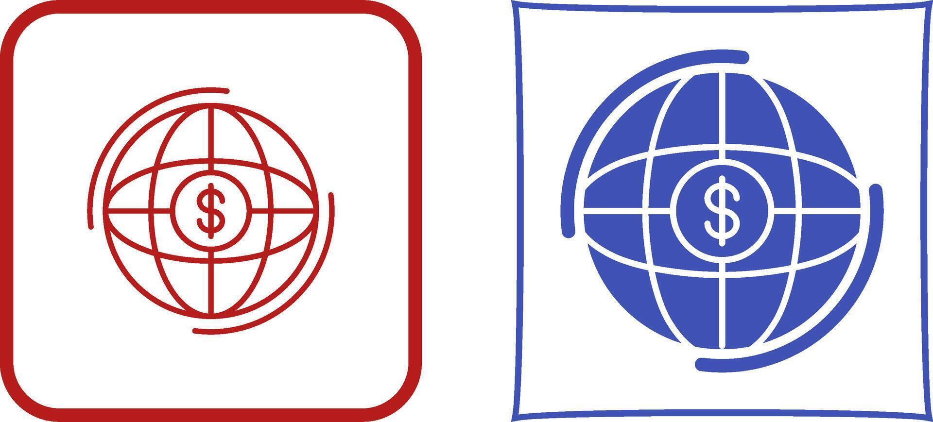 Globe Icon Design vector