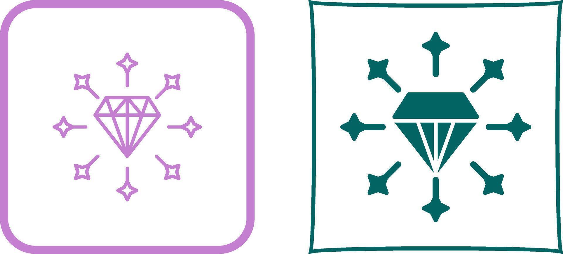Diamond Icon Design vector
