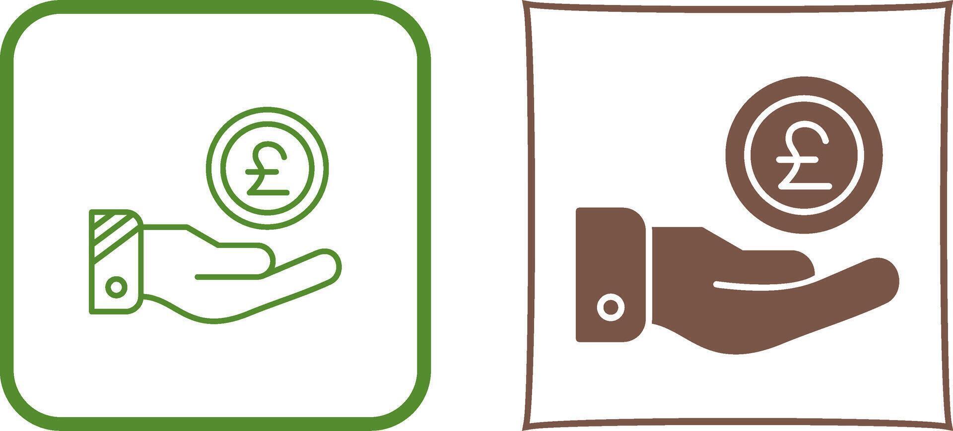 Pound Icon Design vector