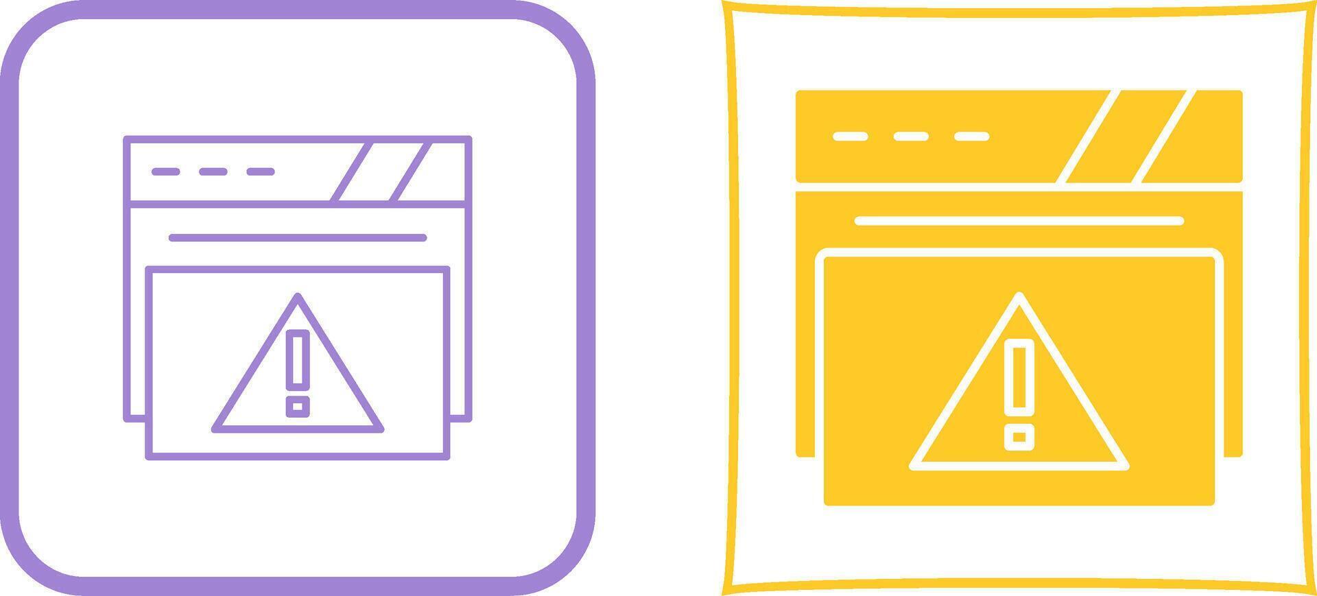 Alert Icon Design vector