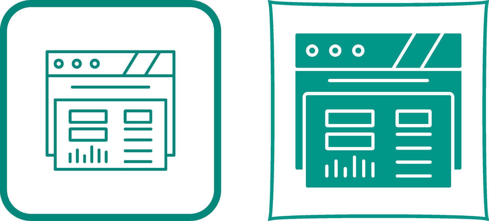 Dashboard Icon Design vector