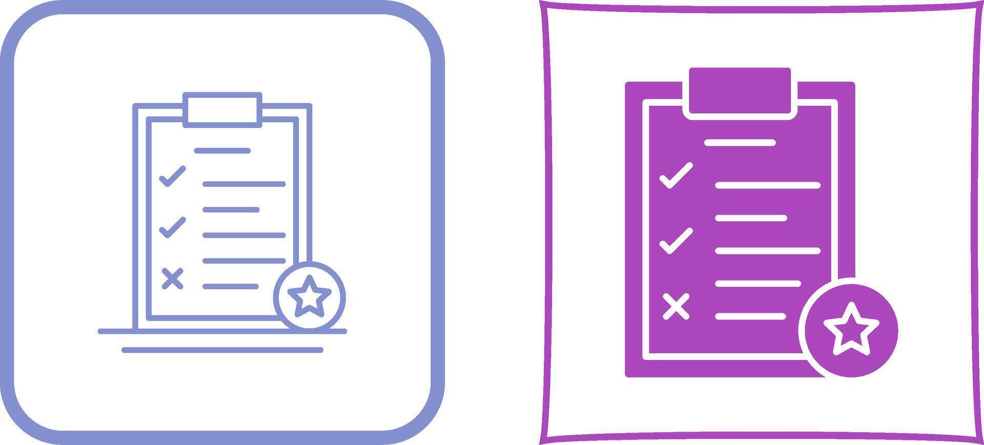 Task List Icon Design vector