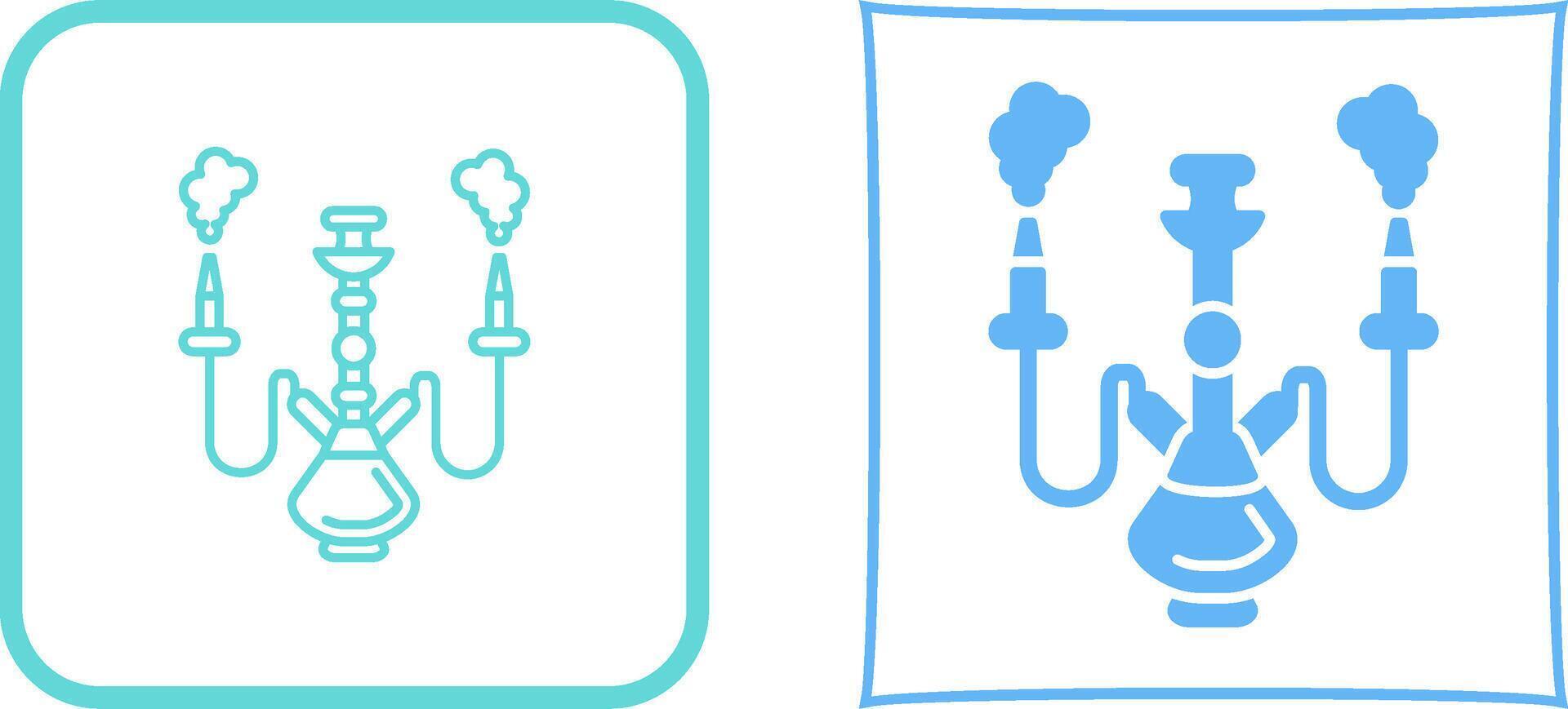 Shisha Icon Design vector