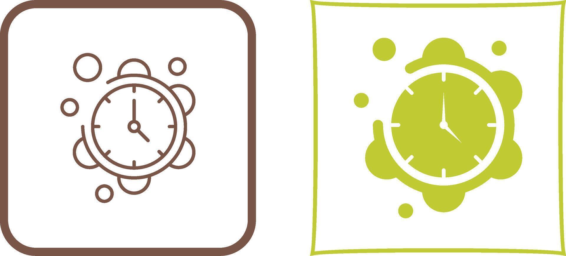 Clock Icon Design vector
