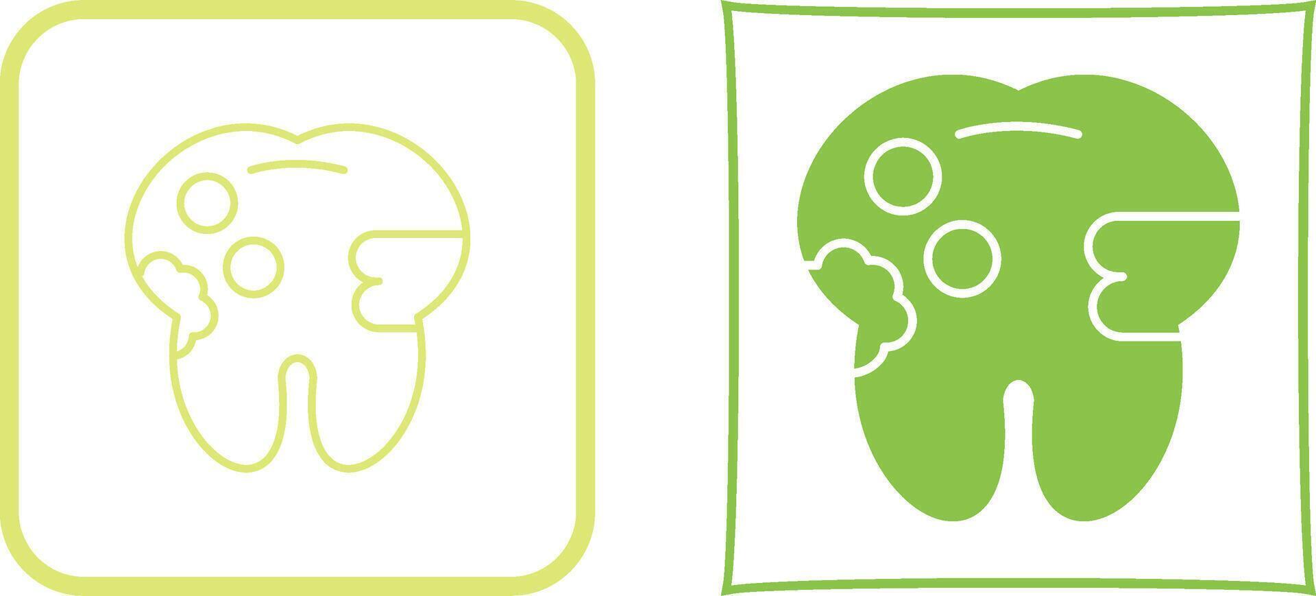 Caries Icon Design vector