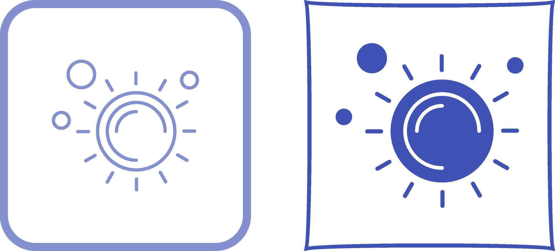 Sun Icon Design vector