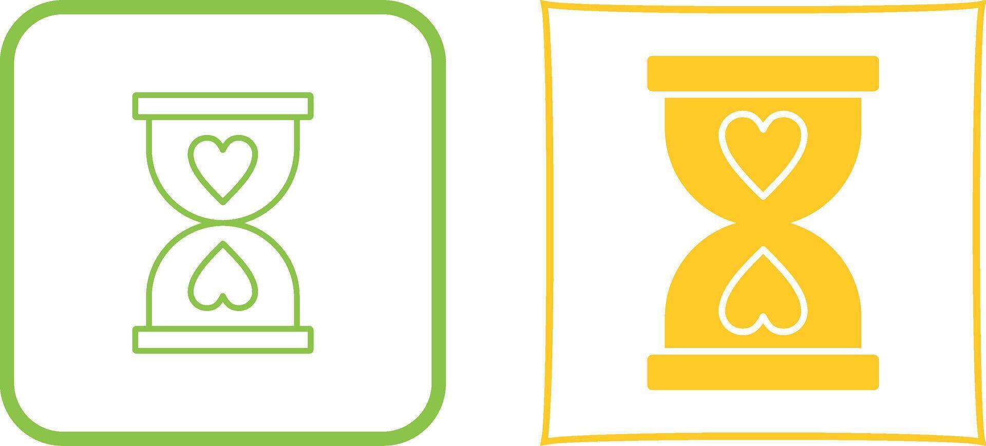 Hourglass Icon Design vector