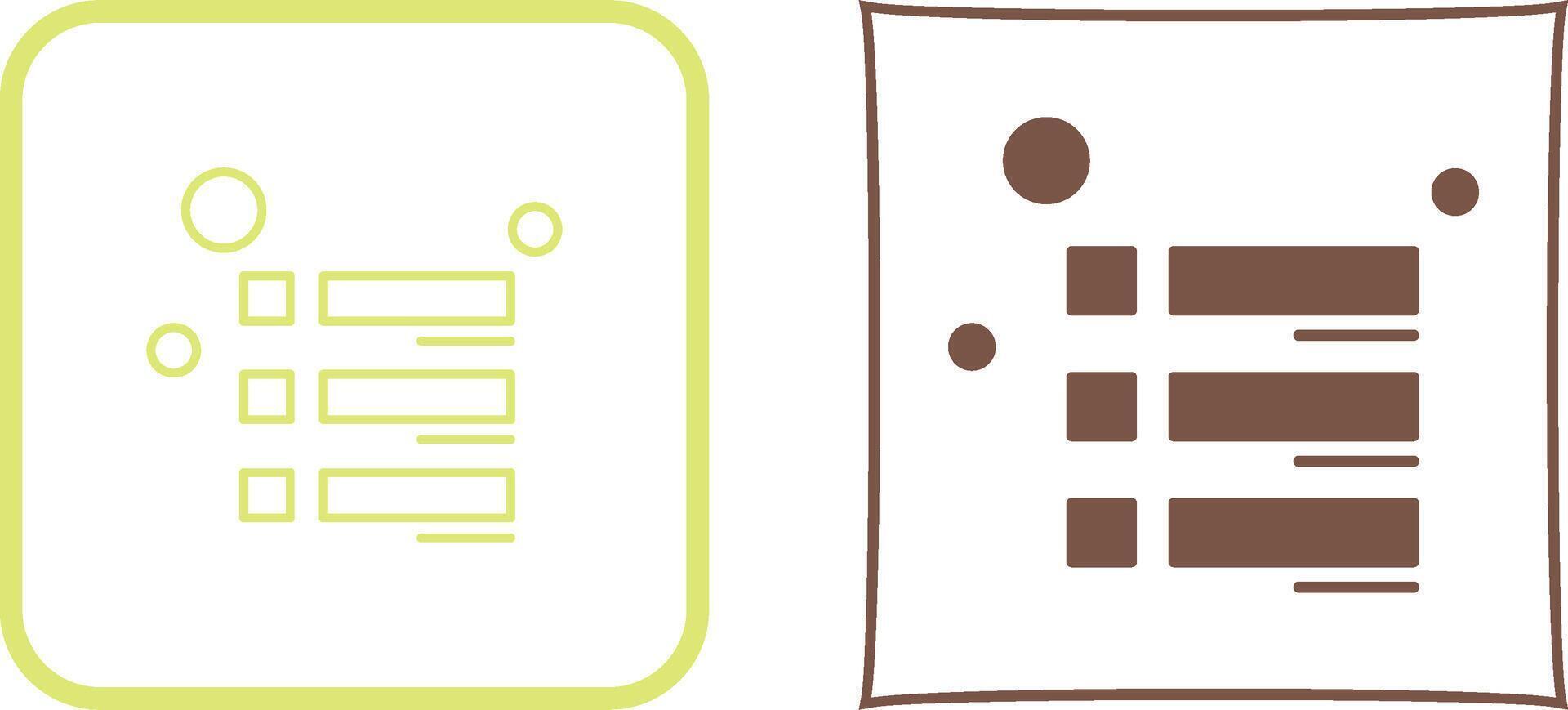 Menu Icon Design vector