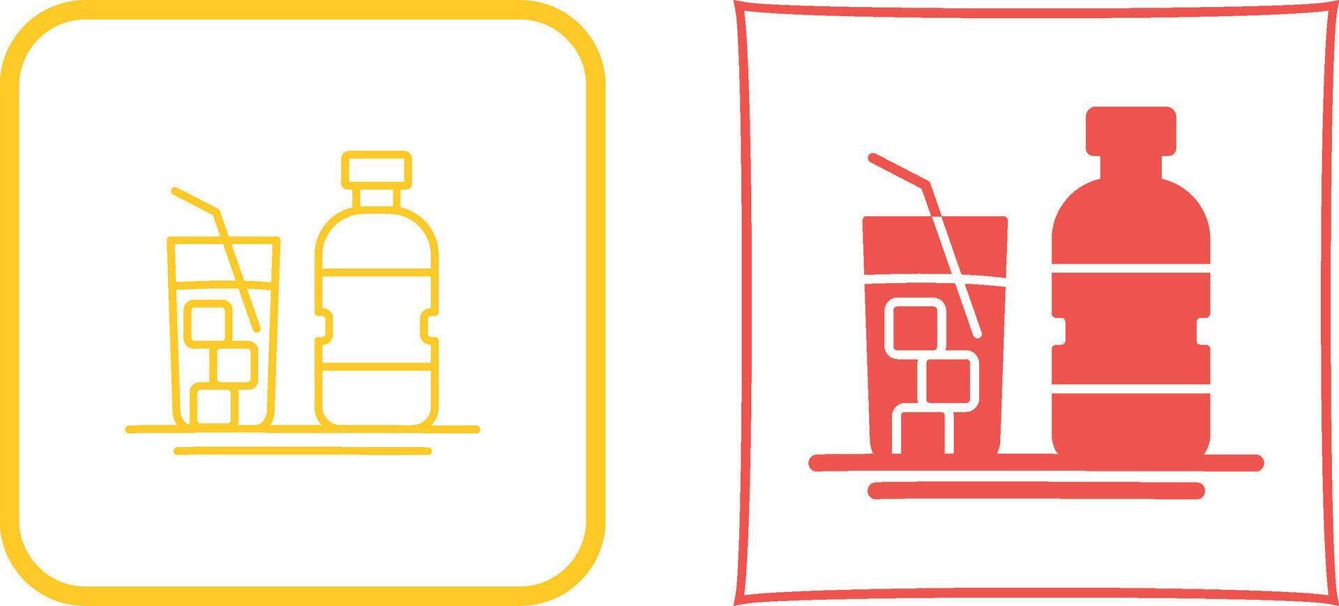 Mineral Water Icon Design vector