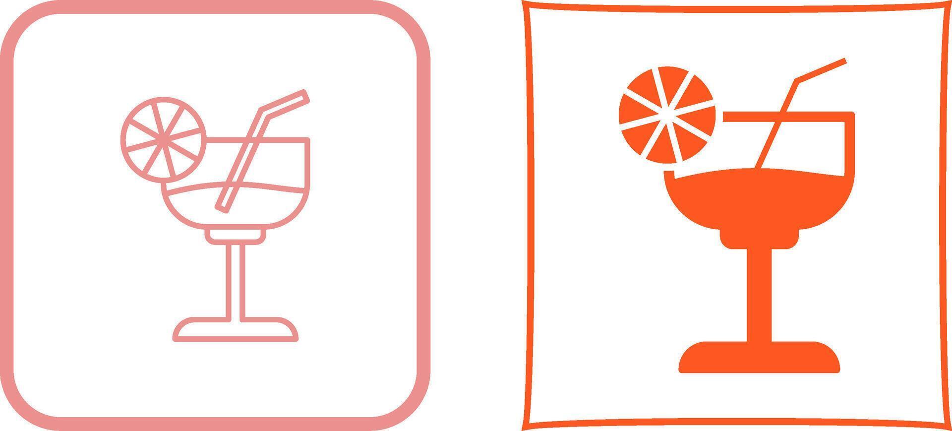 Cocktail Icon Design vector