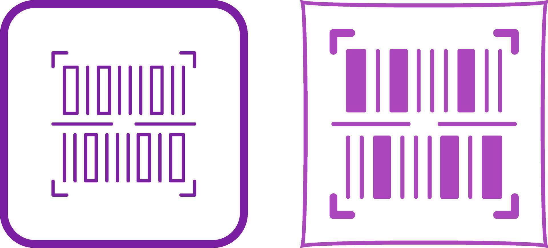 BarCode Icon Design vector