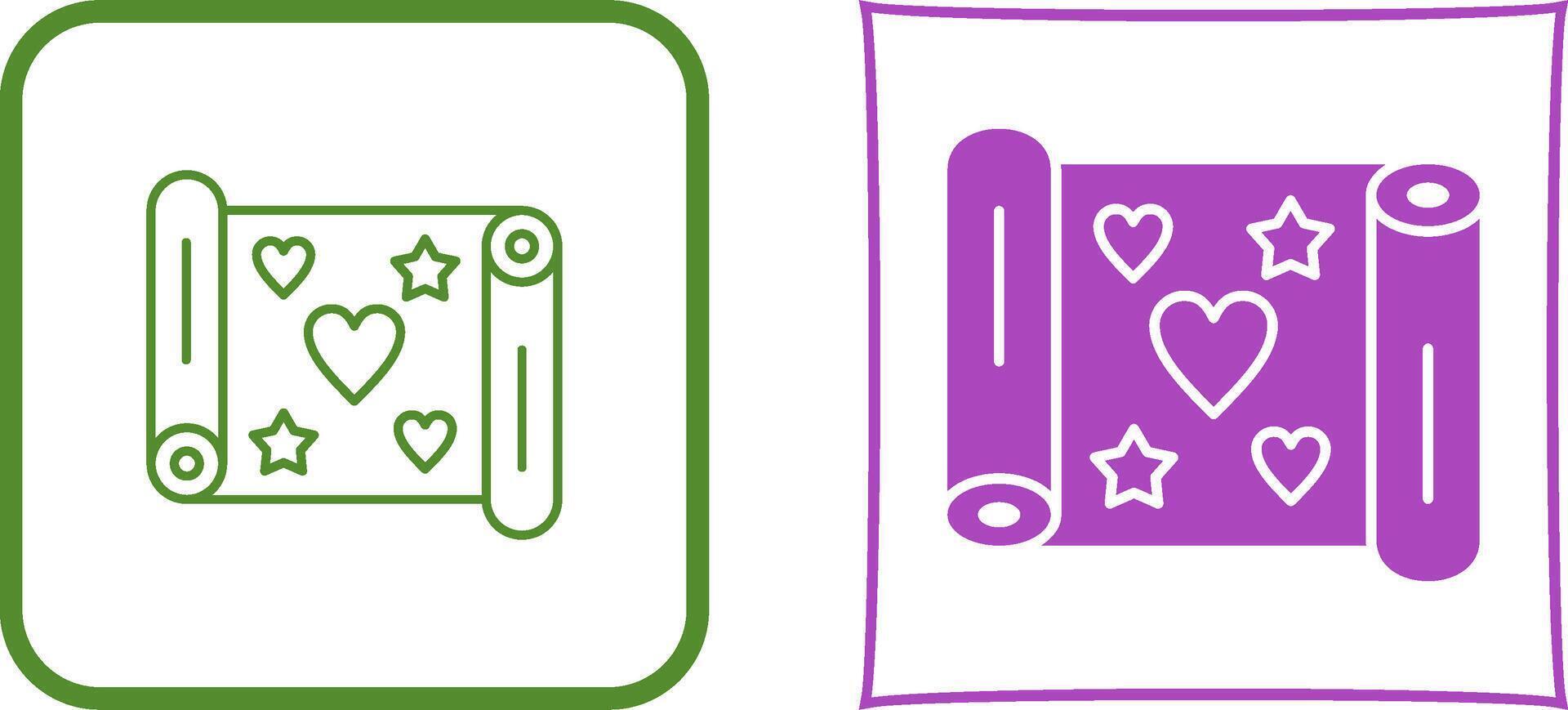Gift Wrap Icon Design vector