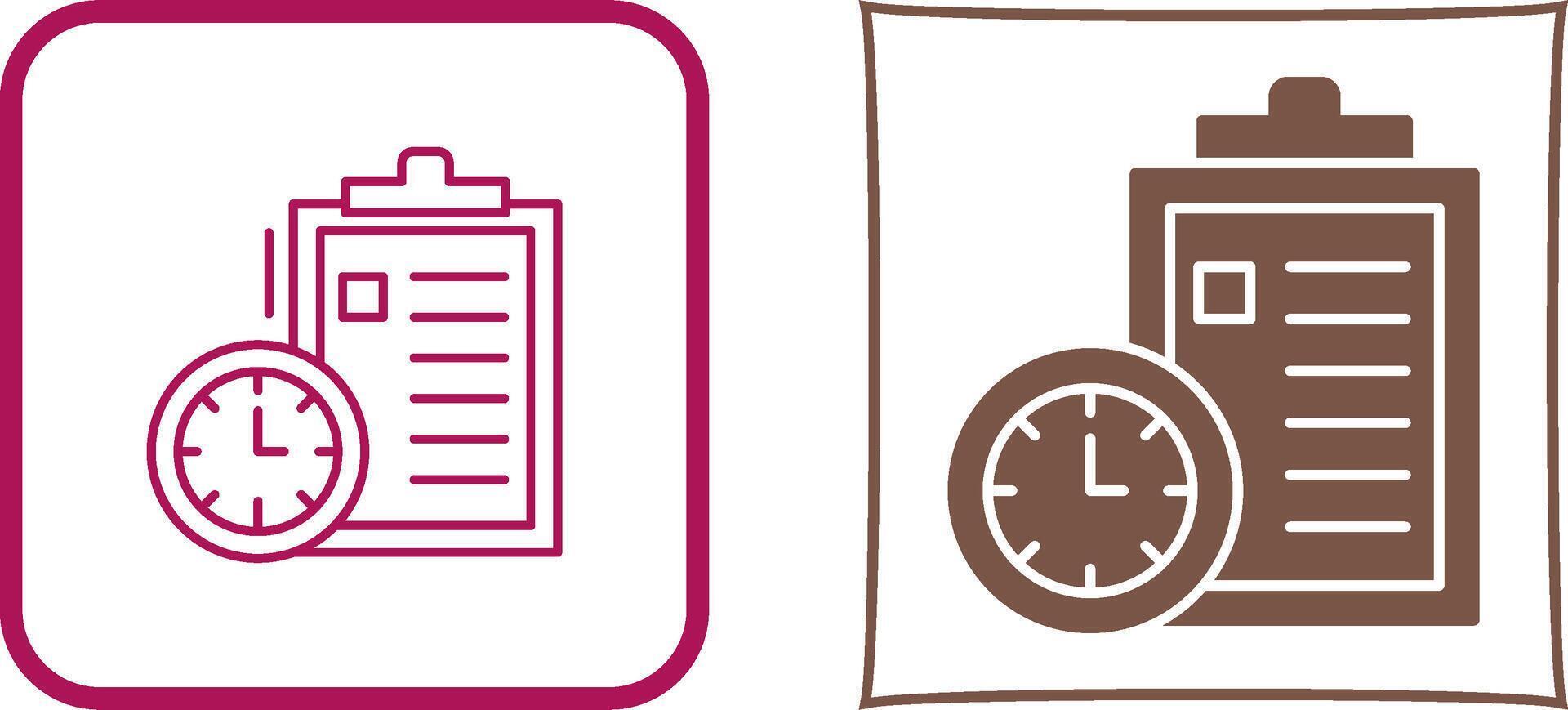 Time Management Icon Design vector