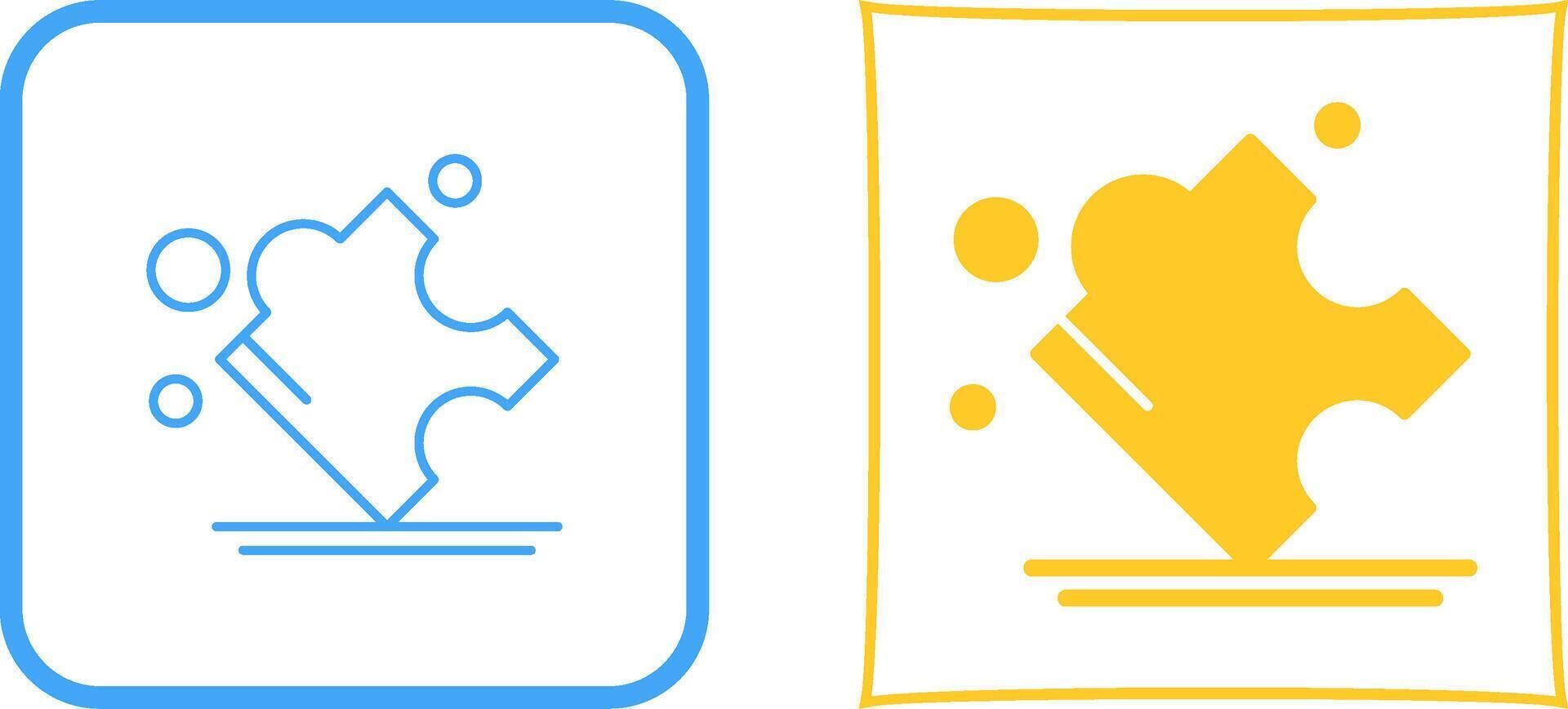 Puzzle Icon Design vector