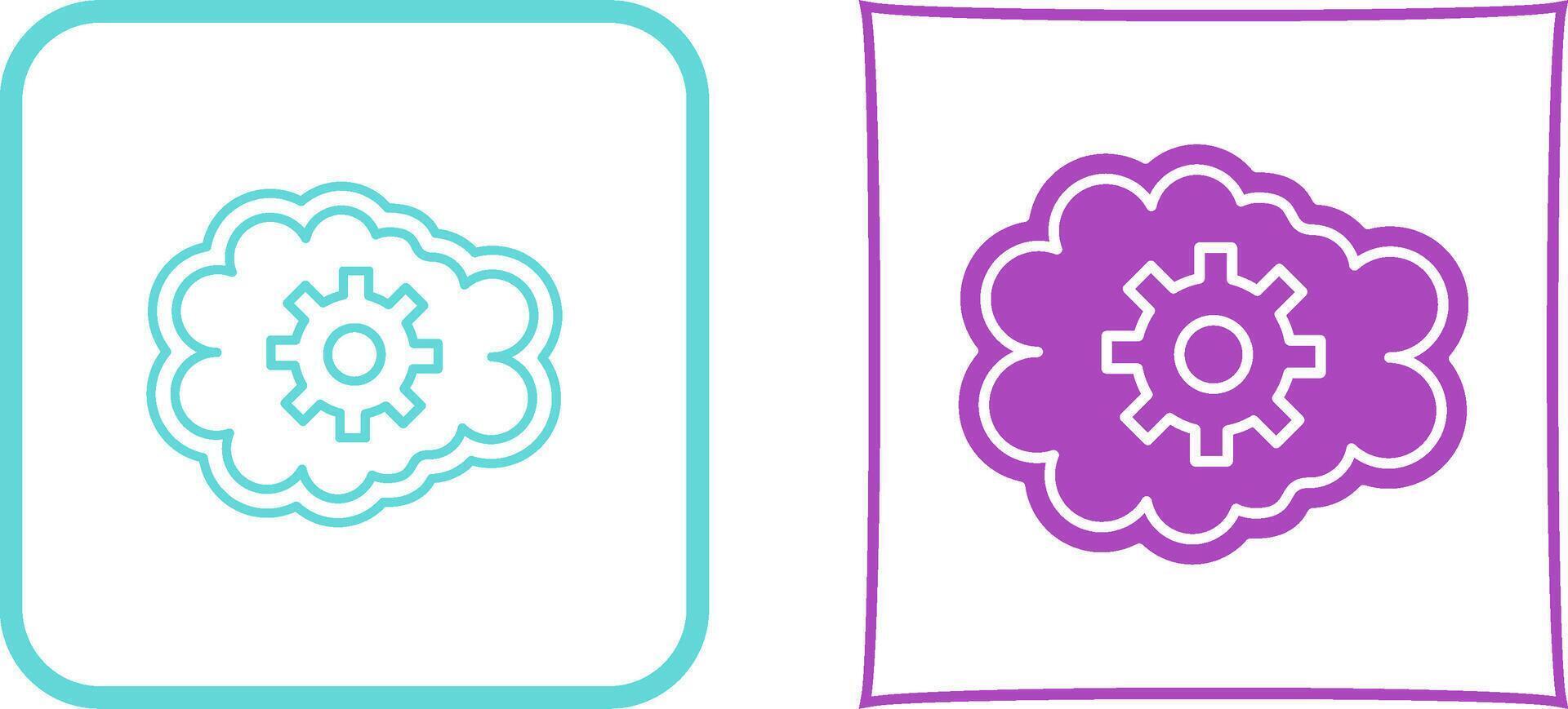 Mental Control Icon Design vector