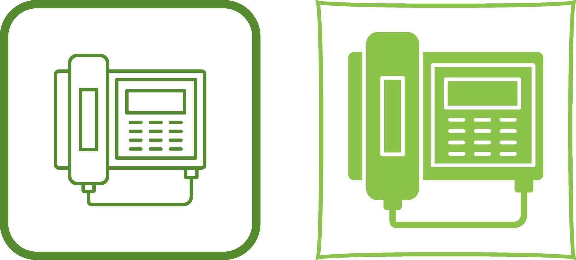 Telephone Icon Design vector