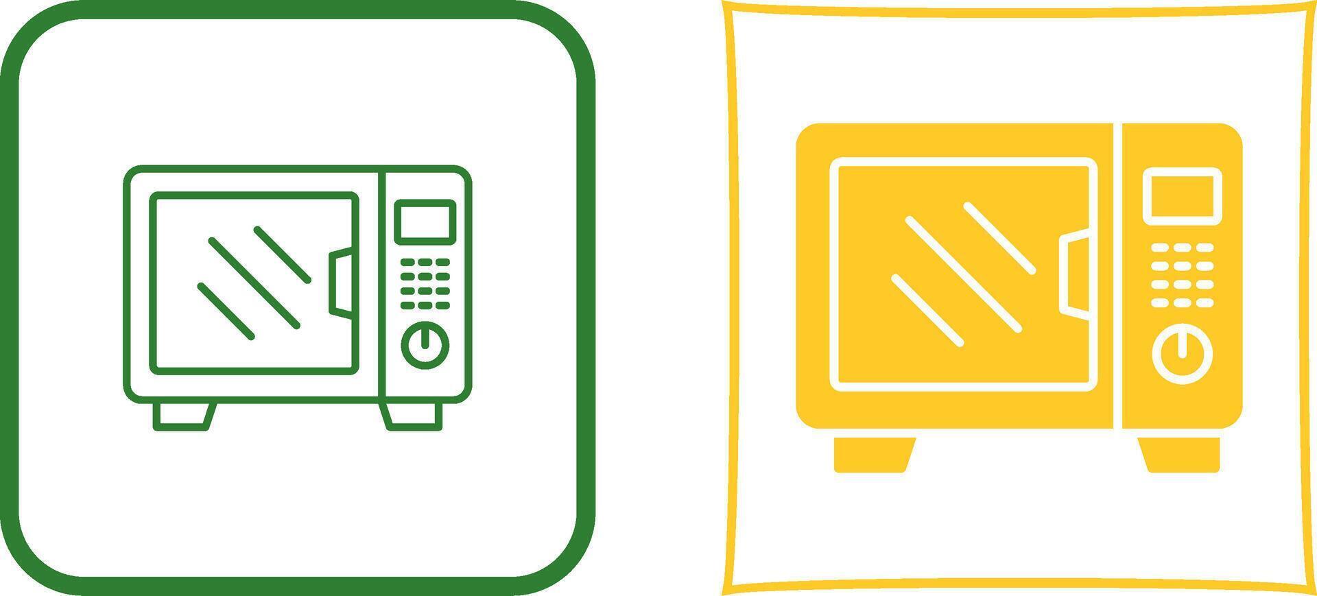 Microwave Icon Design vector