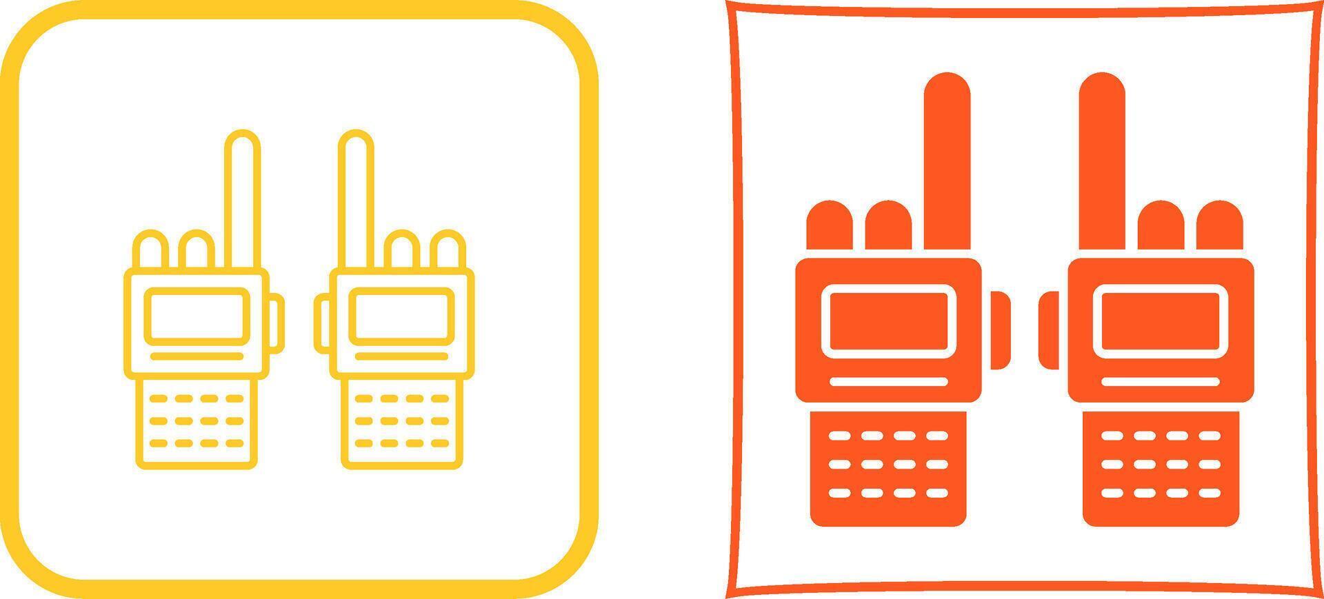 Walkie Talkie Icon Design vector