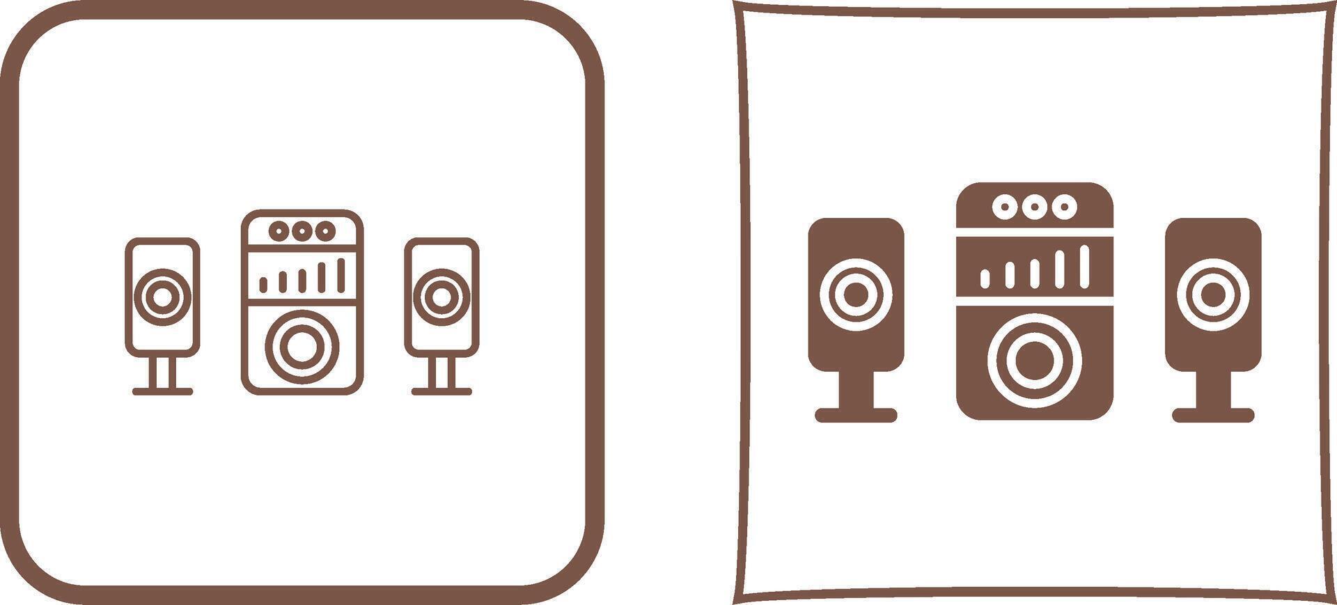 Sound System Icon Design vector
