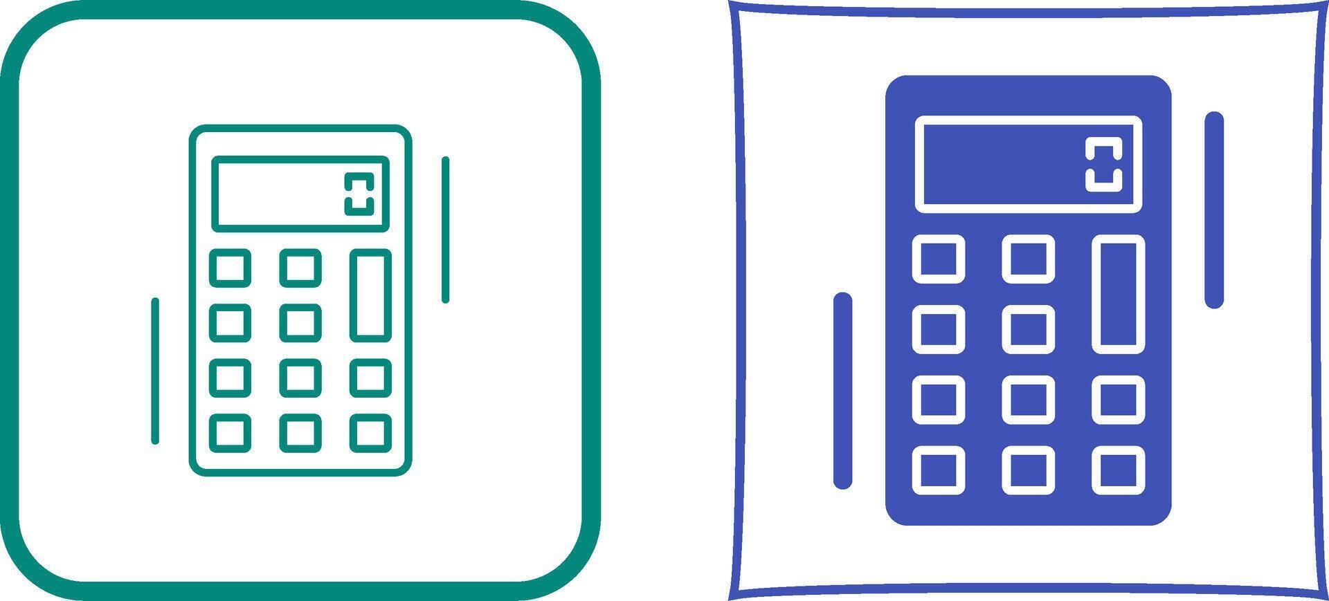 Calculator Icon Design vector