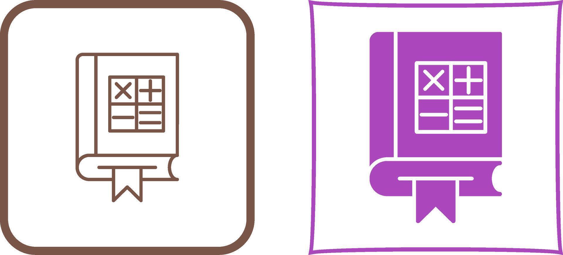 Maths Icon Design vector