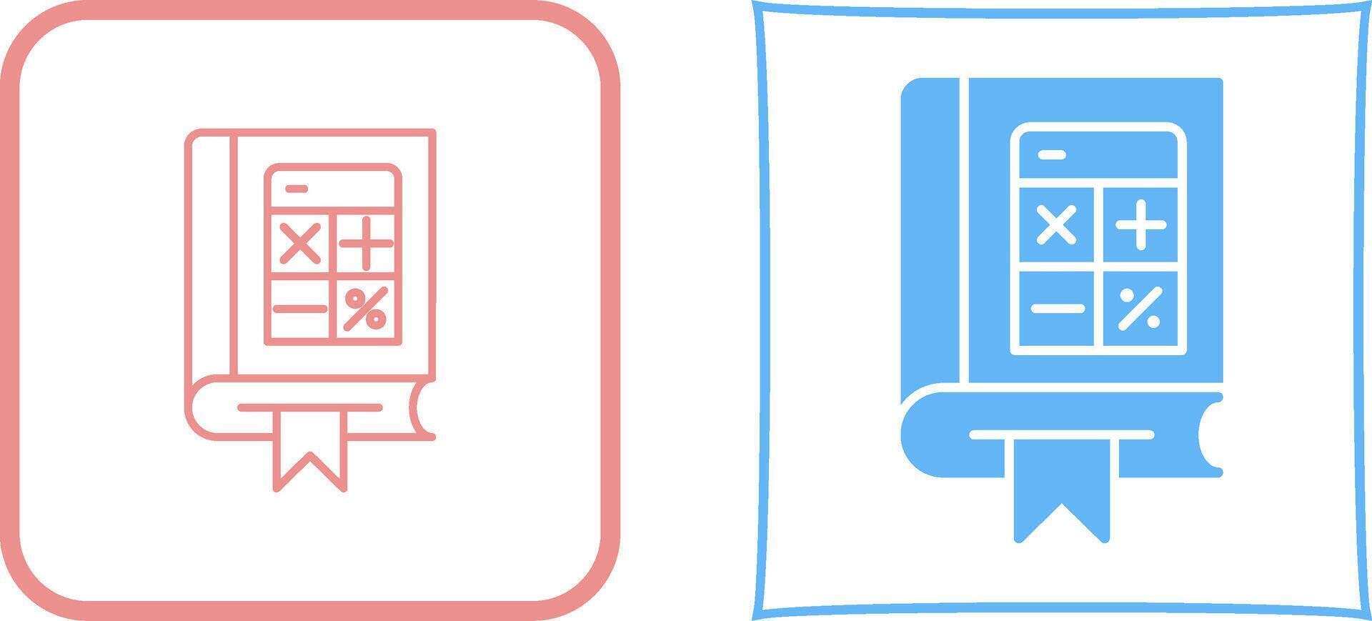 Mathematics Icon Design vector