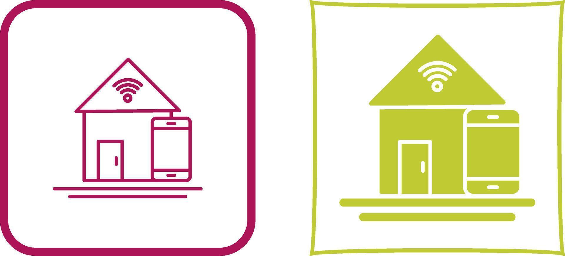 Home Automation Icon Design vector