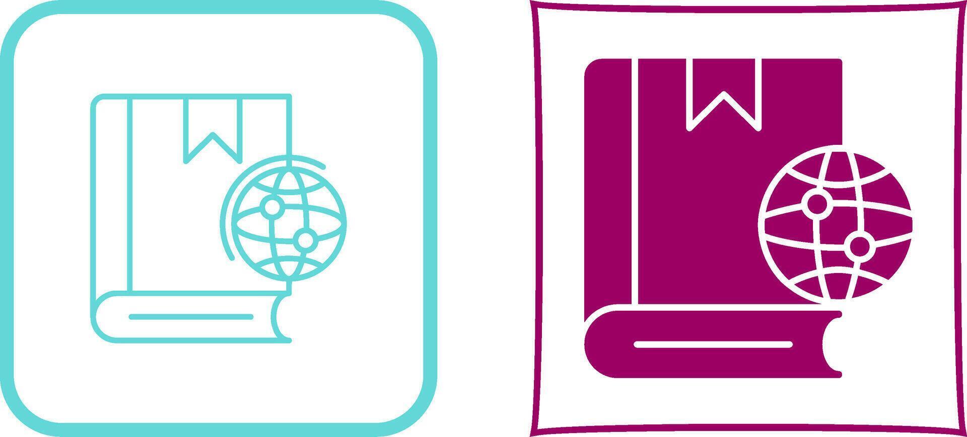 Globel Icon Design vector