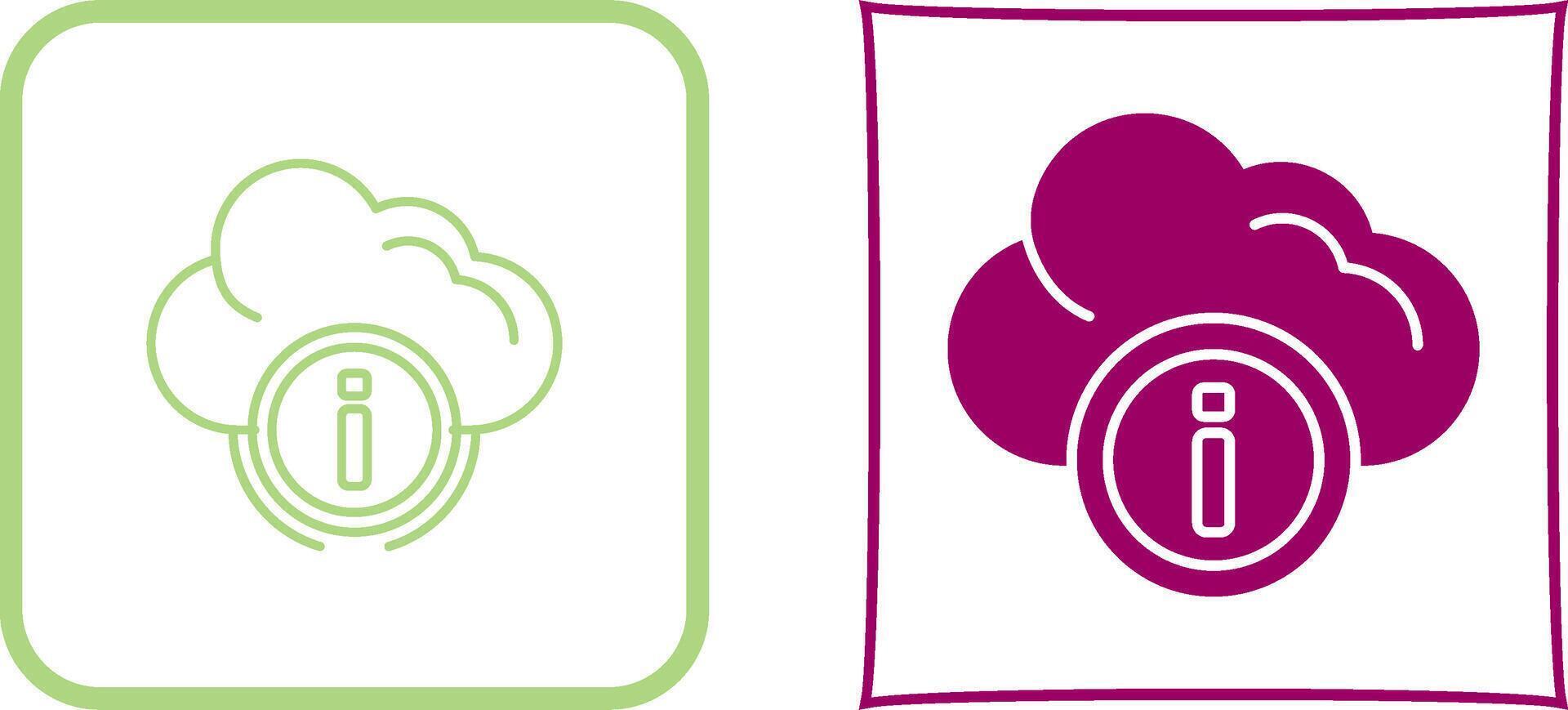 Cloud Computing Icon Design vector