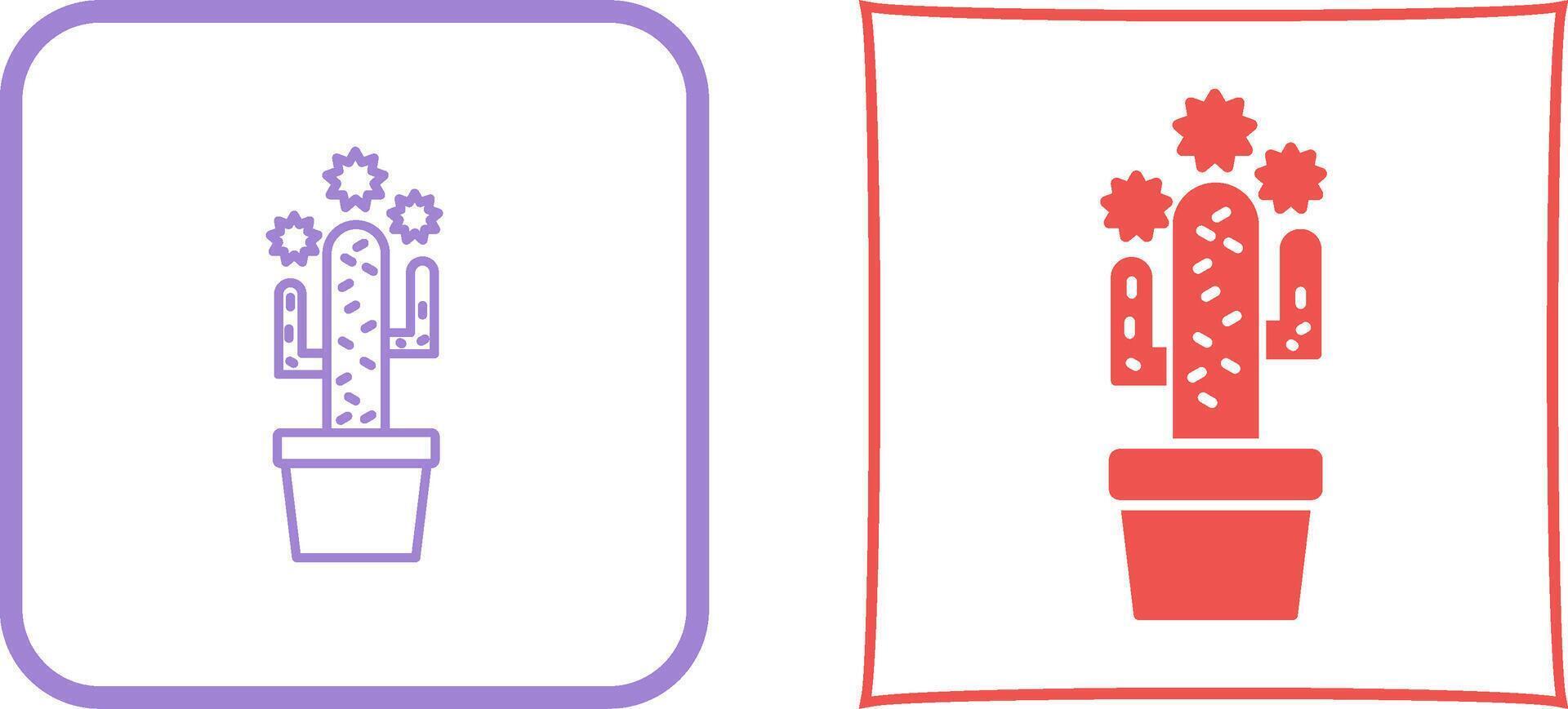 Cactus Icon Design vector