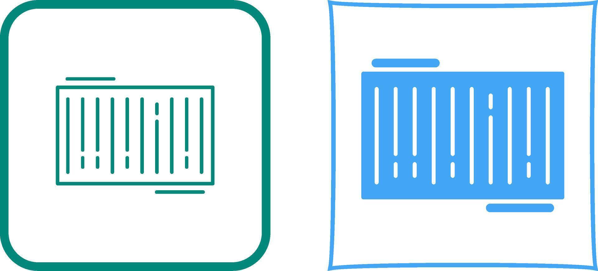 Barcode Icon Design vector