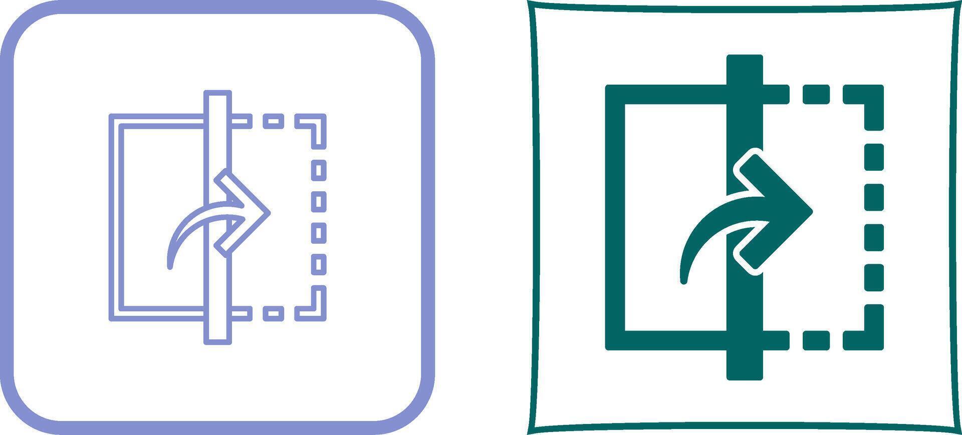 Reflect Icon Design vector