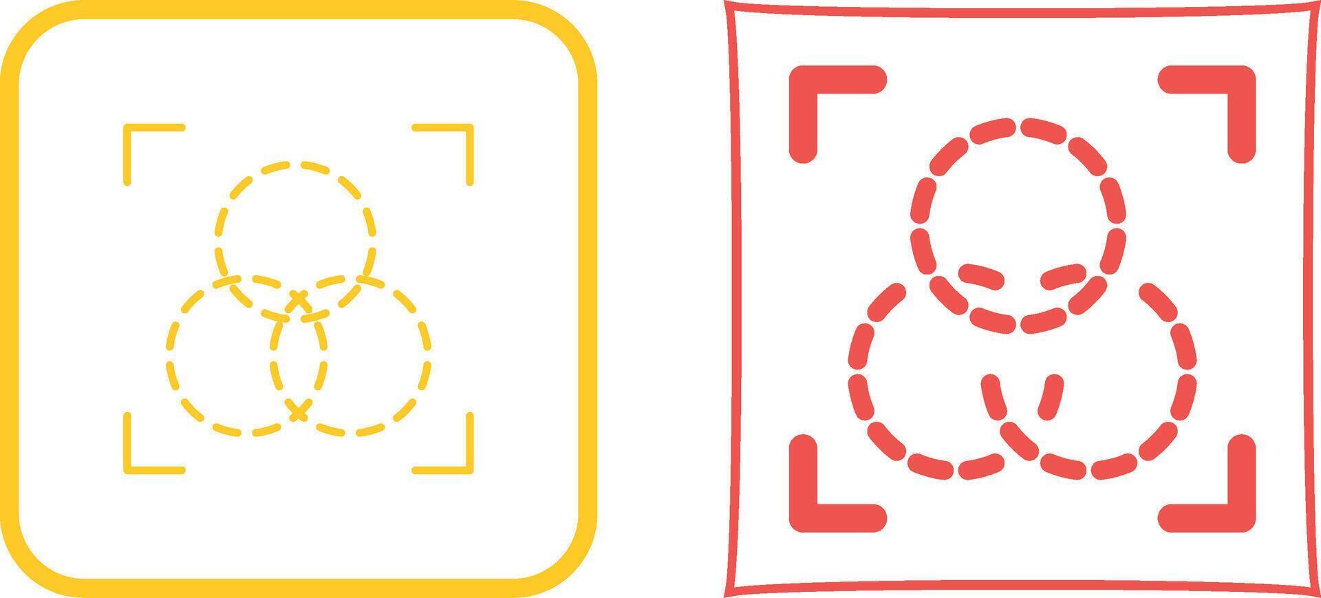 Intersection Icon Design vector