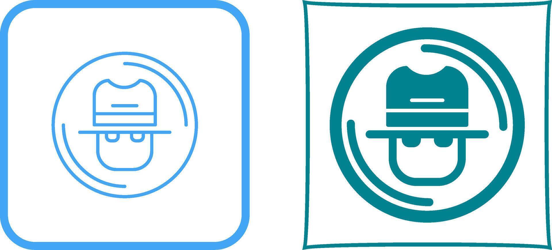 Spy Icon Design vector