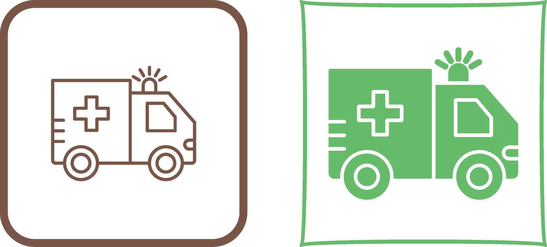 Ambulance Icon Design vector
